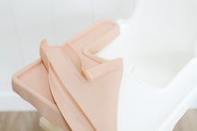 Load image into Gallery viewer, ikea highchair accessories. Cushion cover, placemat and leg wraps with footrest for complete makeover
