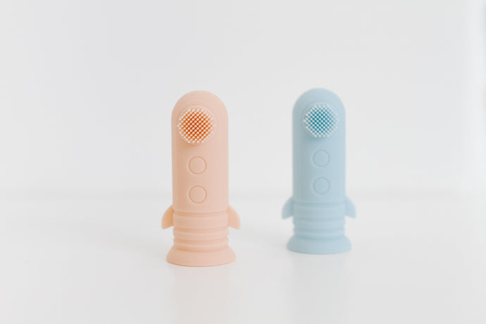 Children's Finger Tooth Brush- Making cleaning teeth fun!