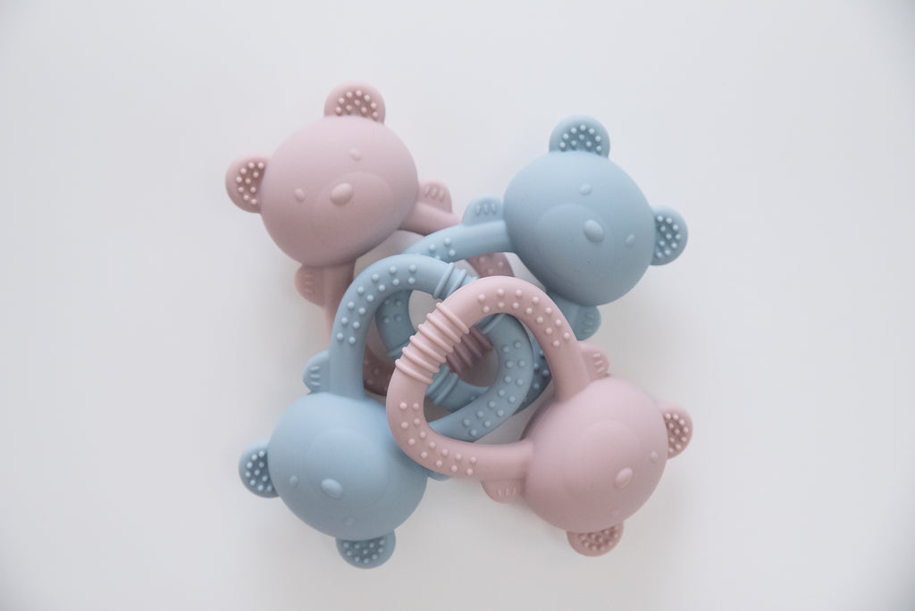 Soft silicone Bear Rattle | Teether