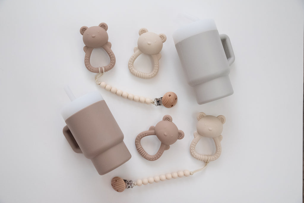 Soft silicone Bear Rattle | Teether