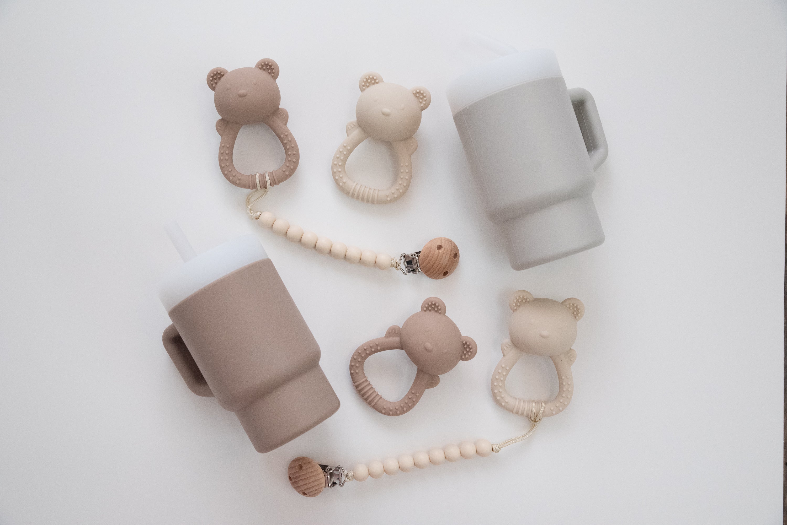 Soft silicone Bear Rattle | Teether