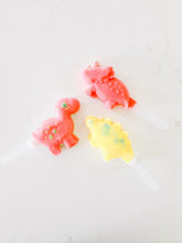 Load image into Gallery viewer, popsicle molds made from silicone in dinosaur dino icecream mold
