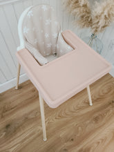 Load image into Gallery viewer, Ikea Highchair Accessories  Antilop placemat,  boho cushion cover, maple  footrest and leg stickers.
