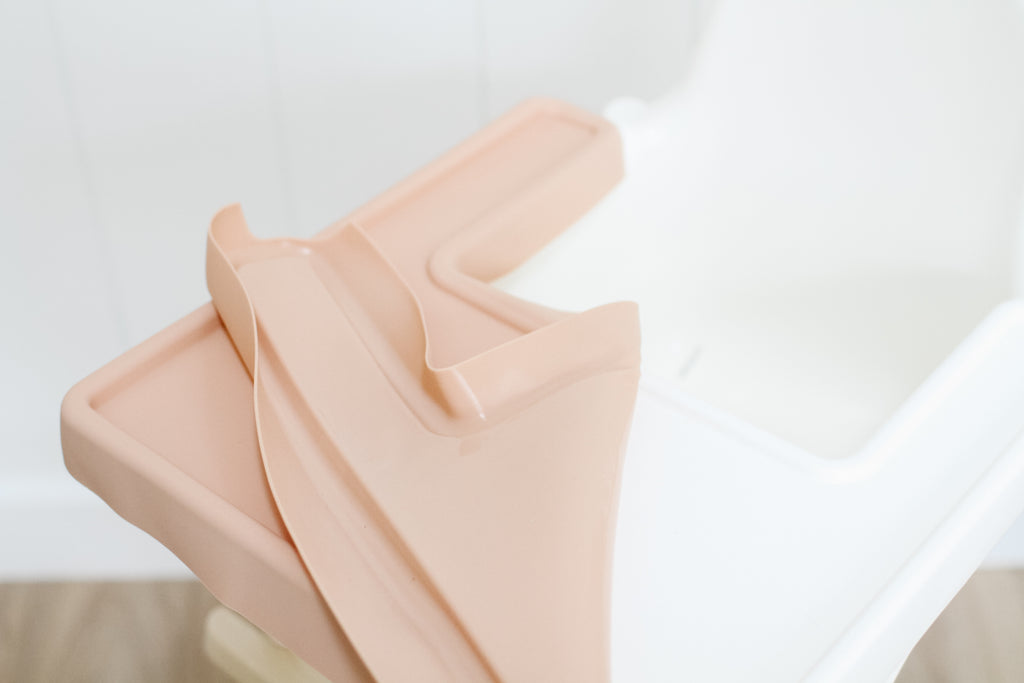 ikea highchair accessories. Cushion cover, placemat and leg wraps with footrest for complete makeover
