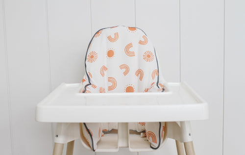 Ikea Highchair Acessories  Antilop placemat, cushion cover, footrest and leg stickers