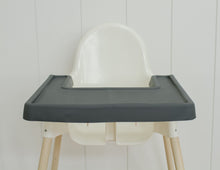 Load image into Gallery viewer, FULL COVER Ikea Highchair Placemat | Dark Grey
