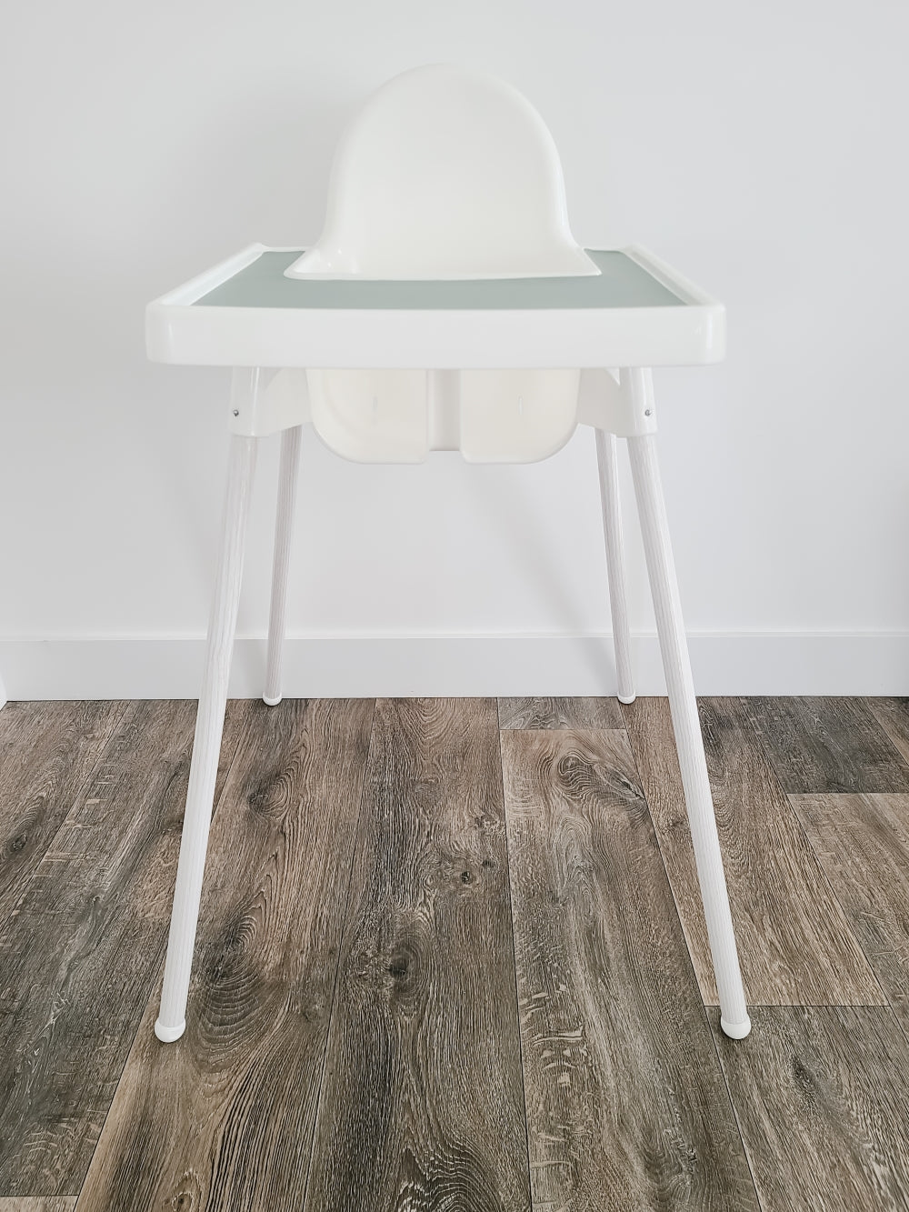 white wood leg wrap ikea highchair
